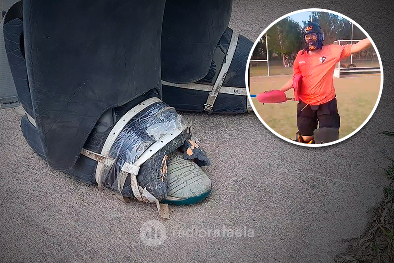 “Así ataja mi arquera, ¿no les da lástima? ¡Y ganamos el partido!”: la historia detrás del “patito” viral de hockey de Sportivo Norte