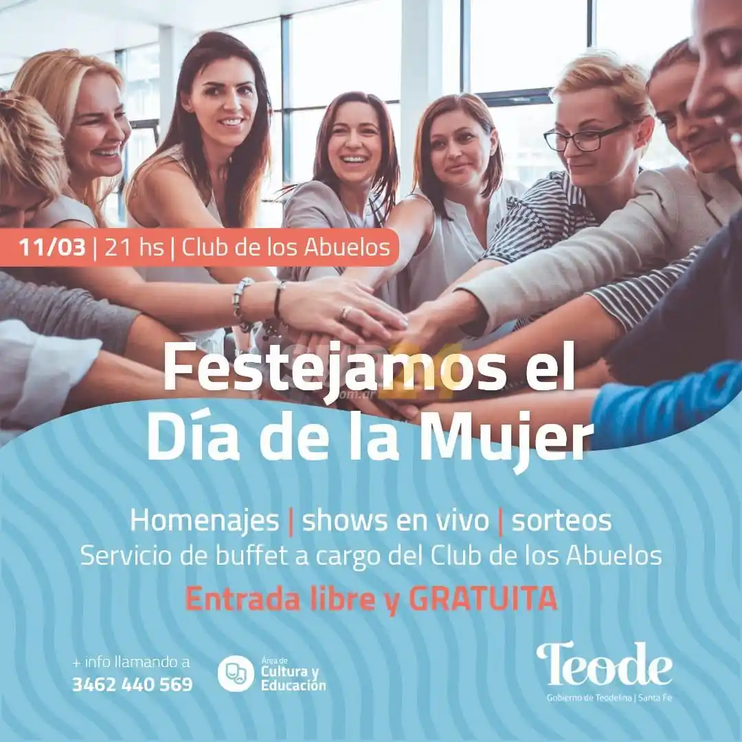 Festejo del Día de la Mujer en Teodelina