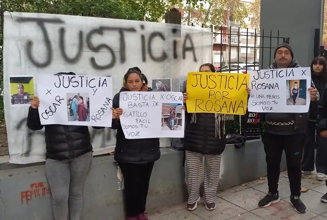 Familiares y allegados de Rosana y Marcelo Coronel se hicieron presentes en Tribunales.