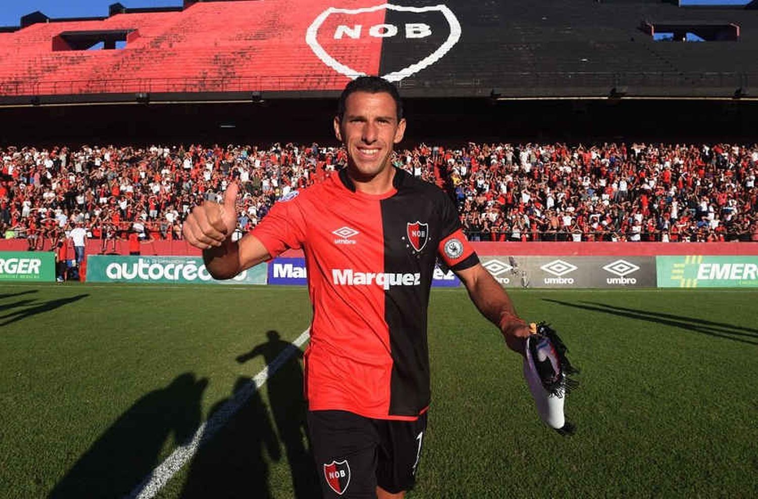 Maxi Rodríguez volvió al Coloso: «Disfruté mucho el partido»