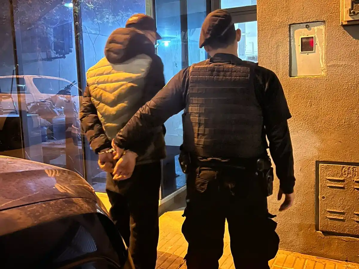 El joven de 24 años fue trasladado a la Comisaría.