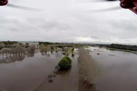Inundaciones: Anuncian nuevas tormentas en el norte y la costa sur de la Provincia