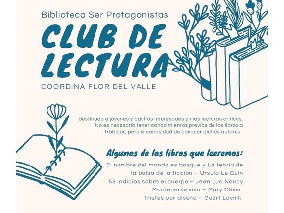 El club de lectura en la Biblioteca Ser Protagonistas
