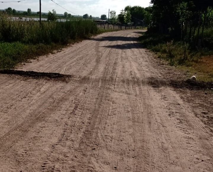 Un regador para el colchón de tierra