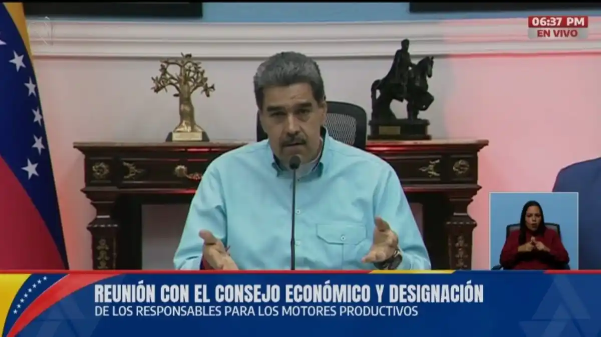 Maduro anunció su TEAM WORK  para llevar adelante los motores productivos del país
