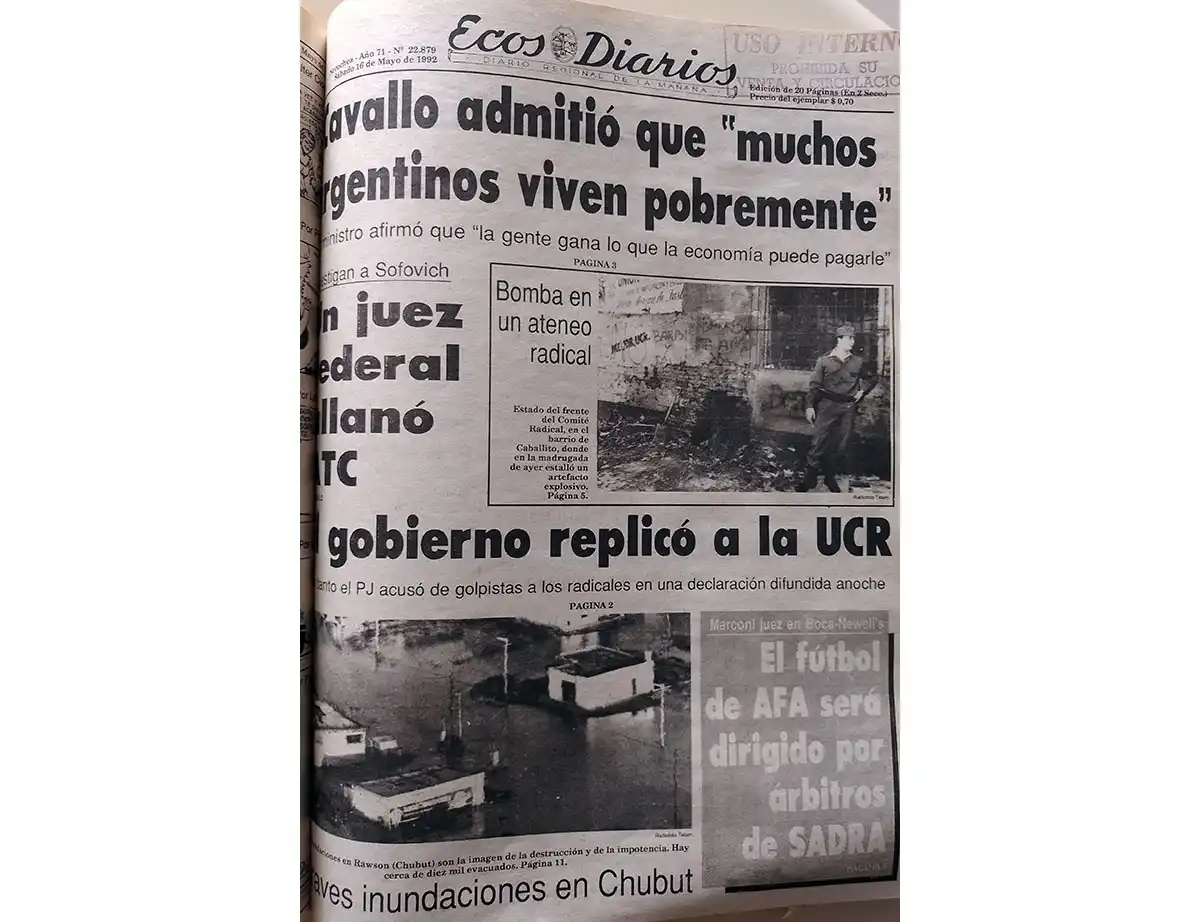 Sábado 16 de Mayo de 1992
