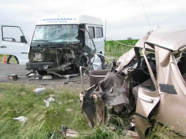 Dos accidentes por día en la Ruta 14 en lo que va del año