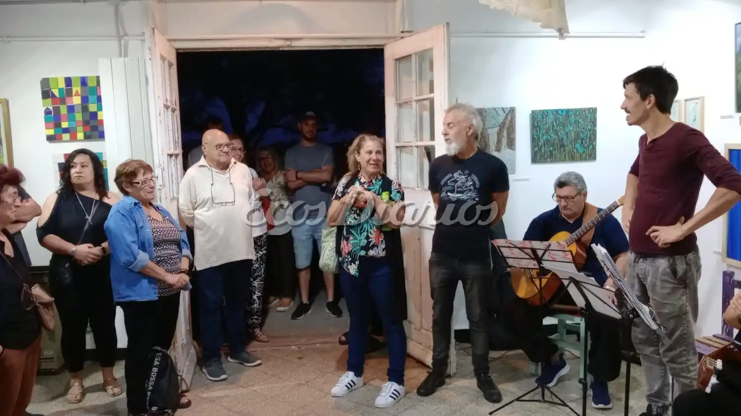Apertura de la muestra colectiva en la Escuela Municipal de Arte