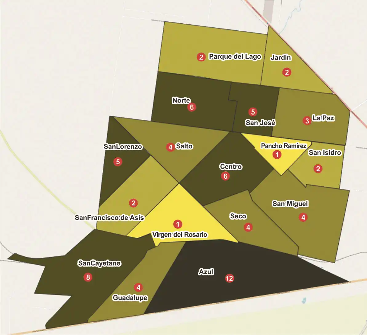 Crespo, 25 contagiados y 209 contactos estrechos en aislamiento