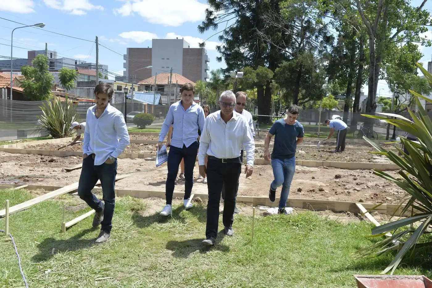 Tigre continúa la renovación de espacios públicos del centro con fondos propios