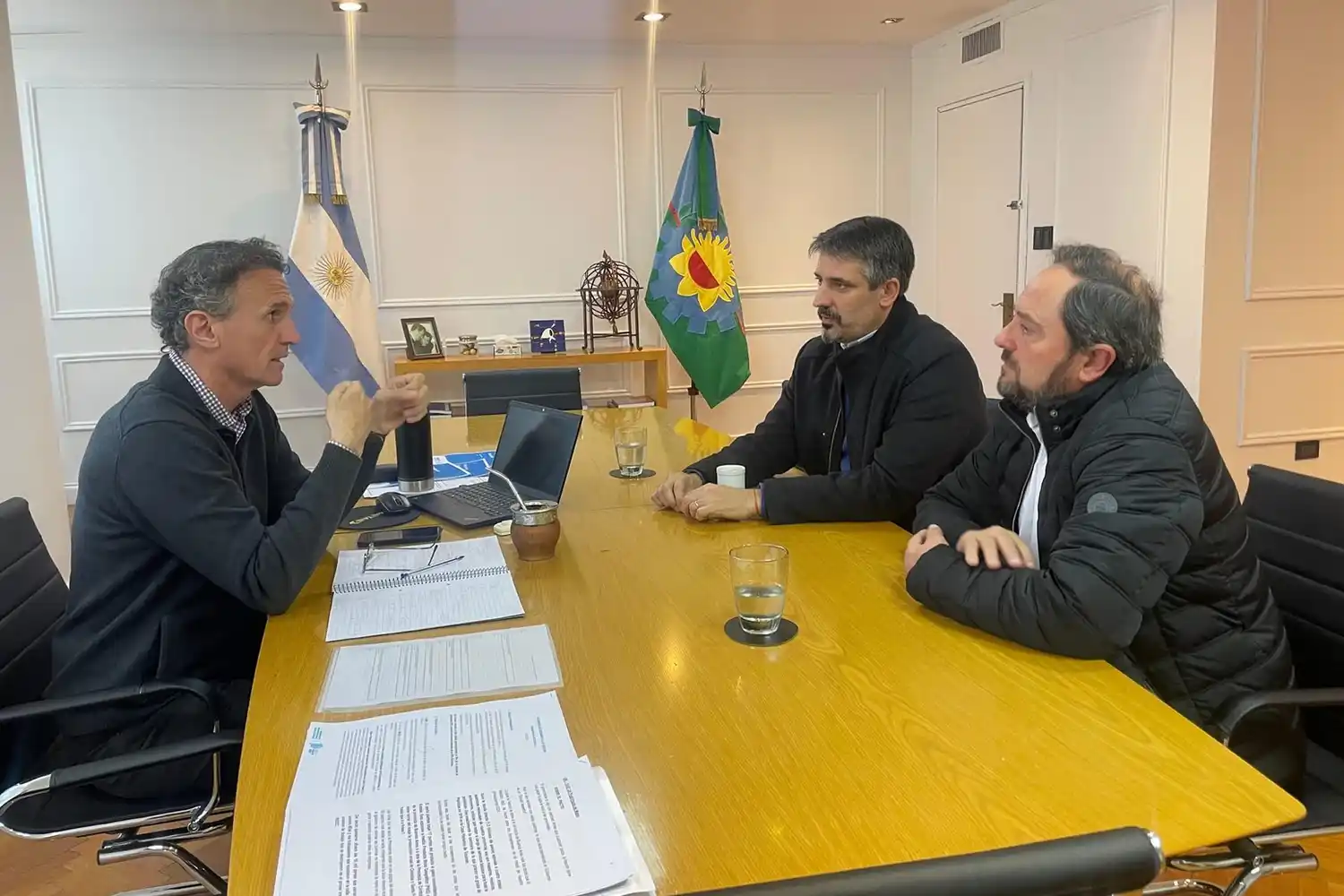 Katopodis y Ianantuony se reunieron en La Plata.