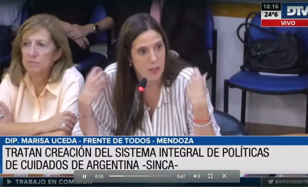 EN PLENARIO DE DIPUTADOS, SE INICIÓ EL DEBATE SOBRE TAREAS DE CUIDADO