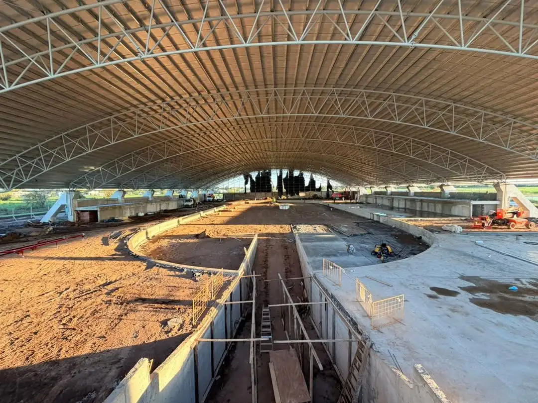 Lucas Condal - obras velodromo de rafaela - 4