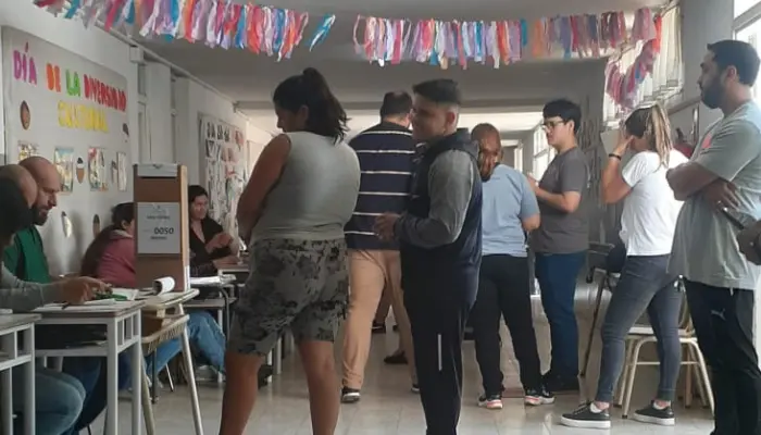 Escuela N°27, con mucha tranquilidad