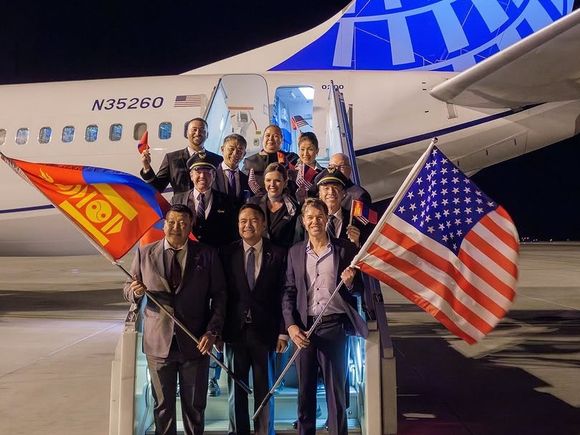 United Airlines inauguró sus vuelos a Mongolia y suma otra ruta a China continental