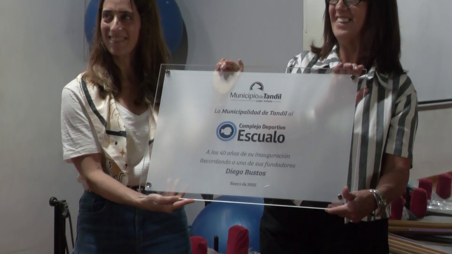 Homenaje a Diego Bustos en un nuevo aniversario de la institución que llevó adelante