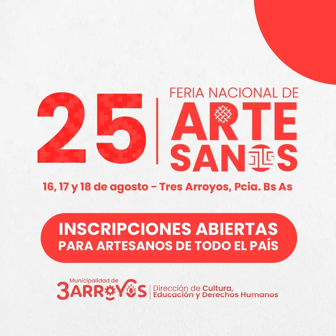Se encuentran abiertas las inscripciones para la 25º Feria Nacional de Artesanos
