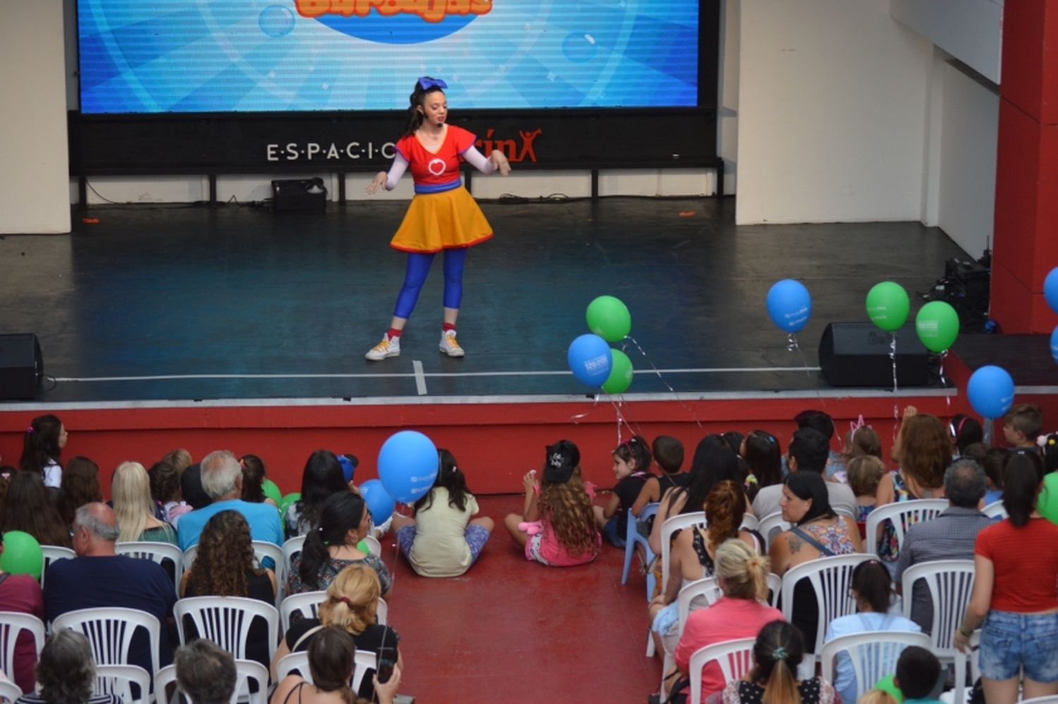 Los espectáculos infantiles fueron protagonistas en Espacio Clarín