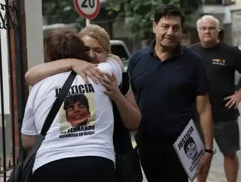 A seis años del crimen de Fernando Báez Sosa, sus padres encabezaron un homenaje