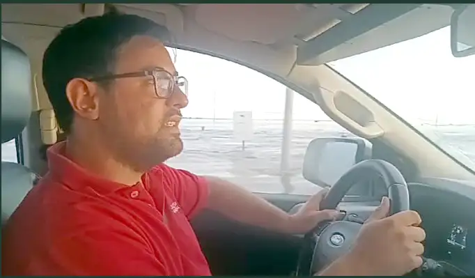 Cristian Bolado. El necochense, subsecretario de Emergencias y Desastres de Cruz Roja, se encuentra encabezando las acciones en Bahía Blanca.