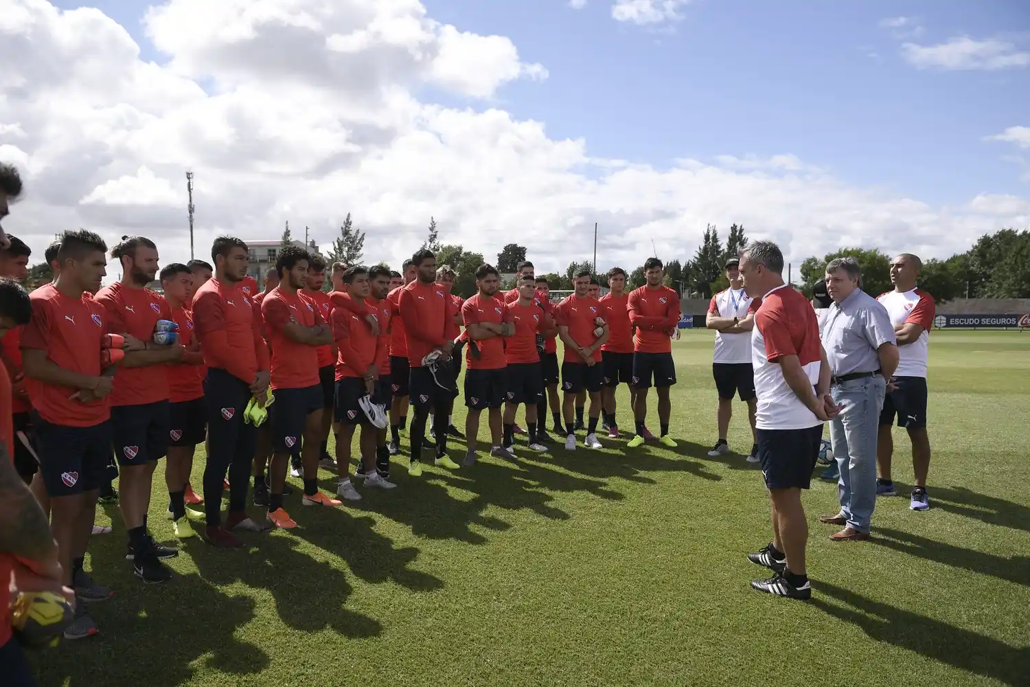 Comenzó el ciclo de Lucas Pusineri al frente del plantel del Rojo