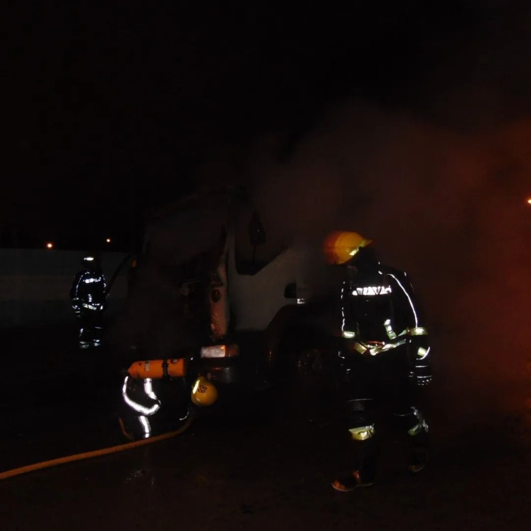 incendio camión