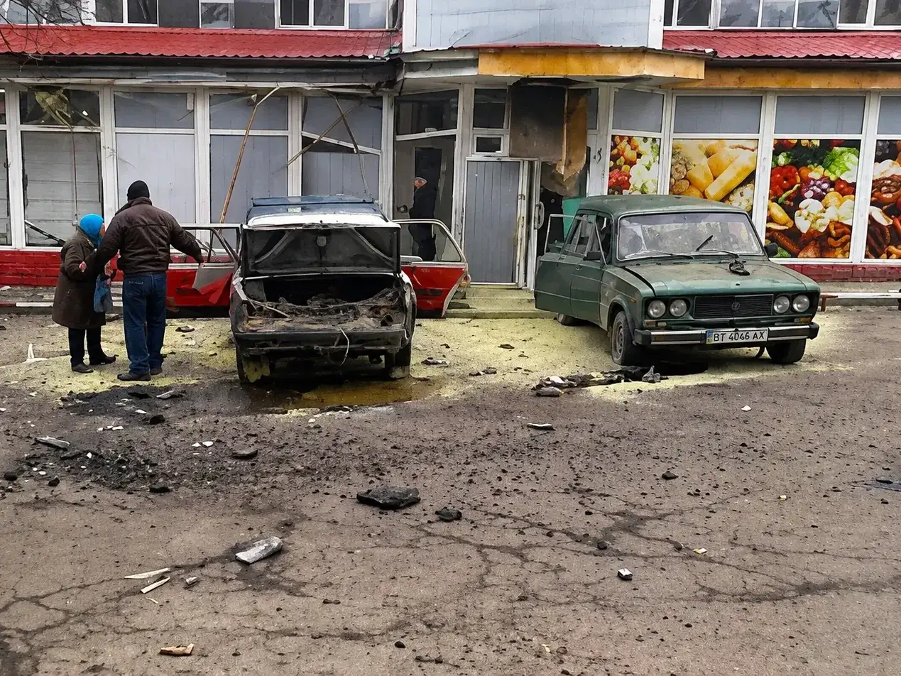 La víctima fue identificada como Yurii, un vendedor de verduras de 52 años.