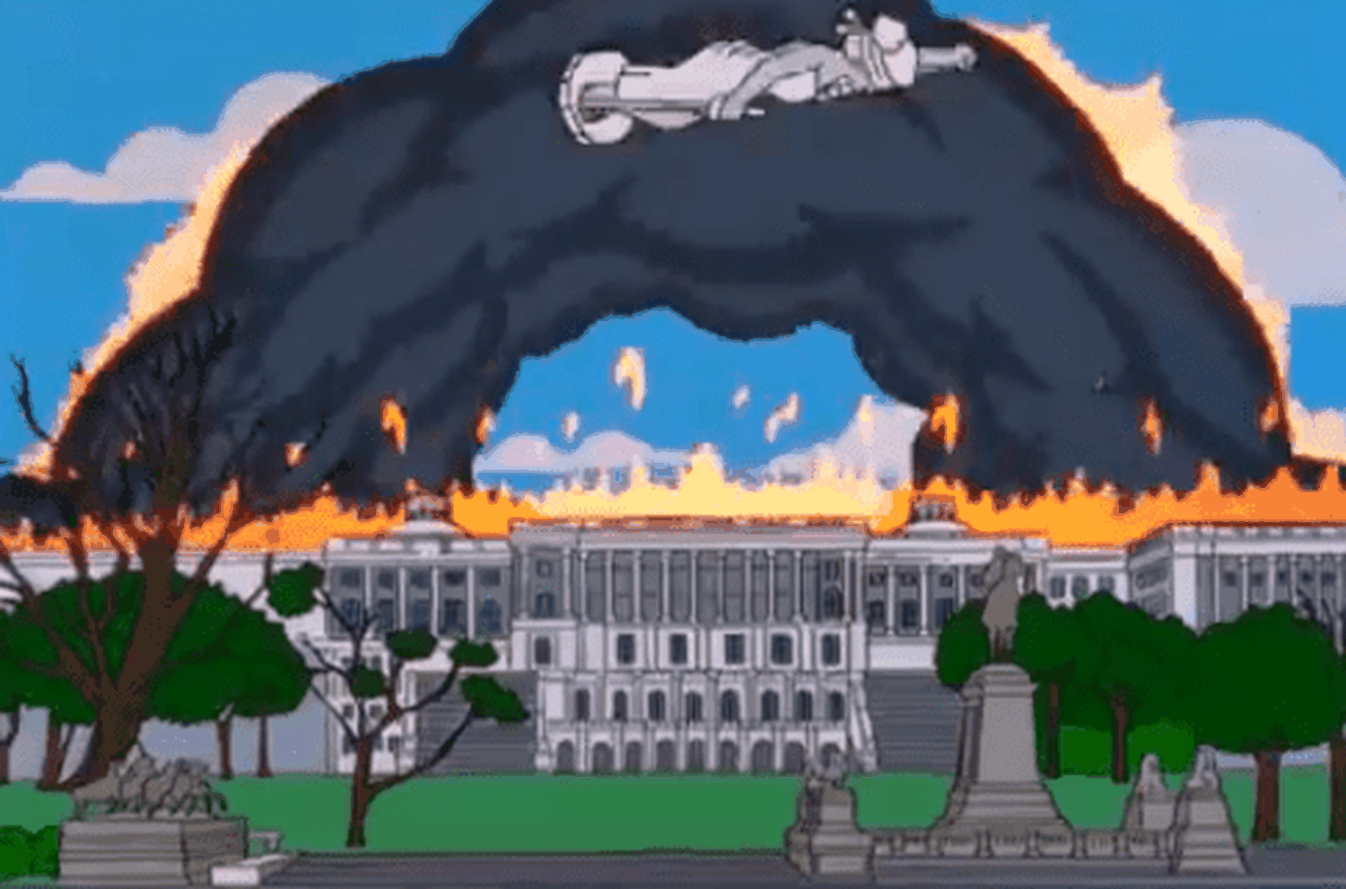 LOS SIMPSON predicen ataque al Capitolio