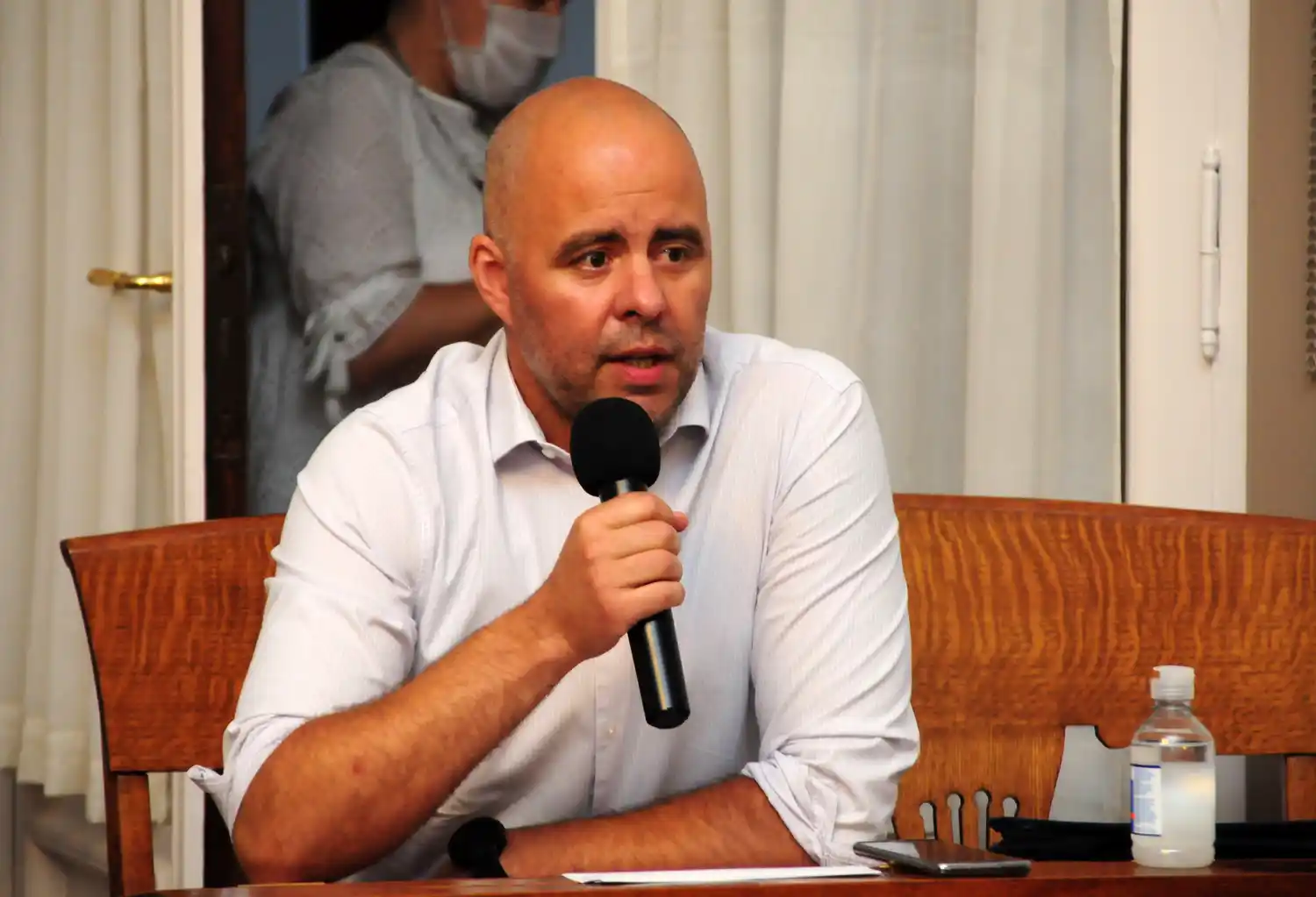 Integrante de la ONG Estrellas Amarillas, Hernán Mansilla.