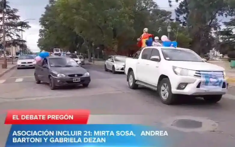 Caravana de concientización por el Día Mundial del Síndrome de Down