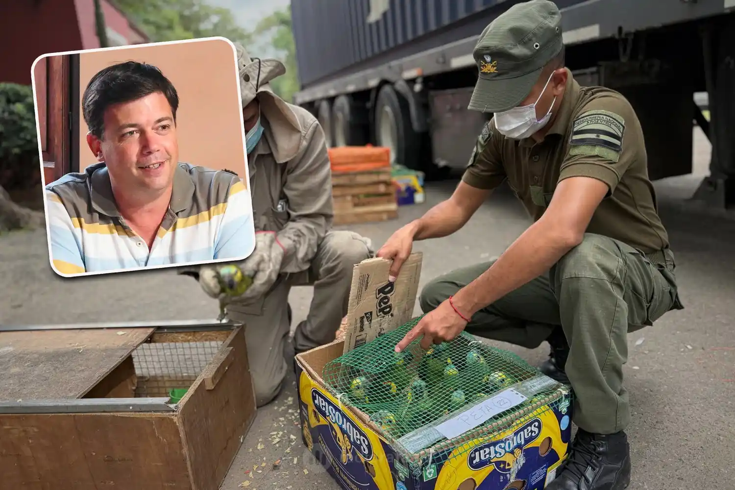 Alejandro Luciani - secretario de Biodiversidad de Santa Fe) | Decomisaron más de 500 animales silvestres en Ruta 34 y quedaron al resguardo en Granja La Esmeralda