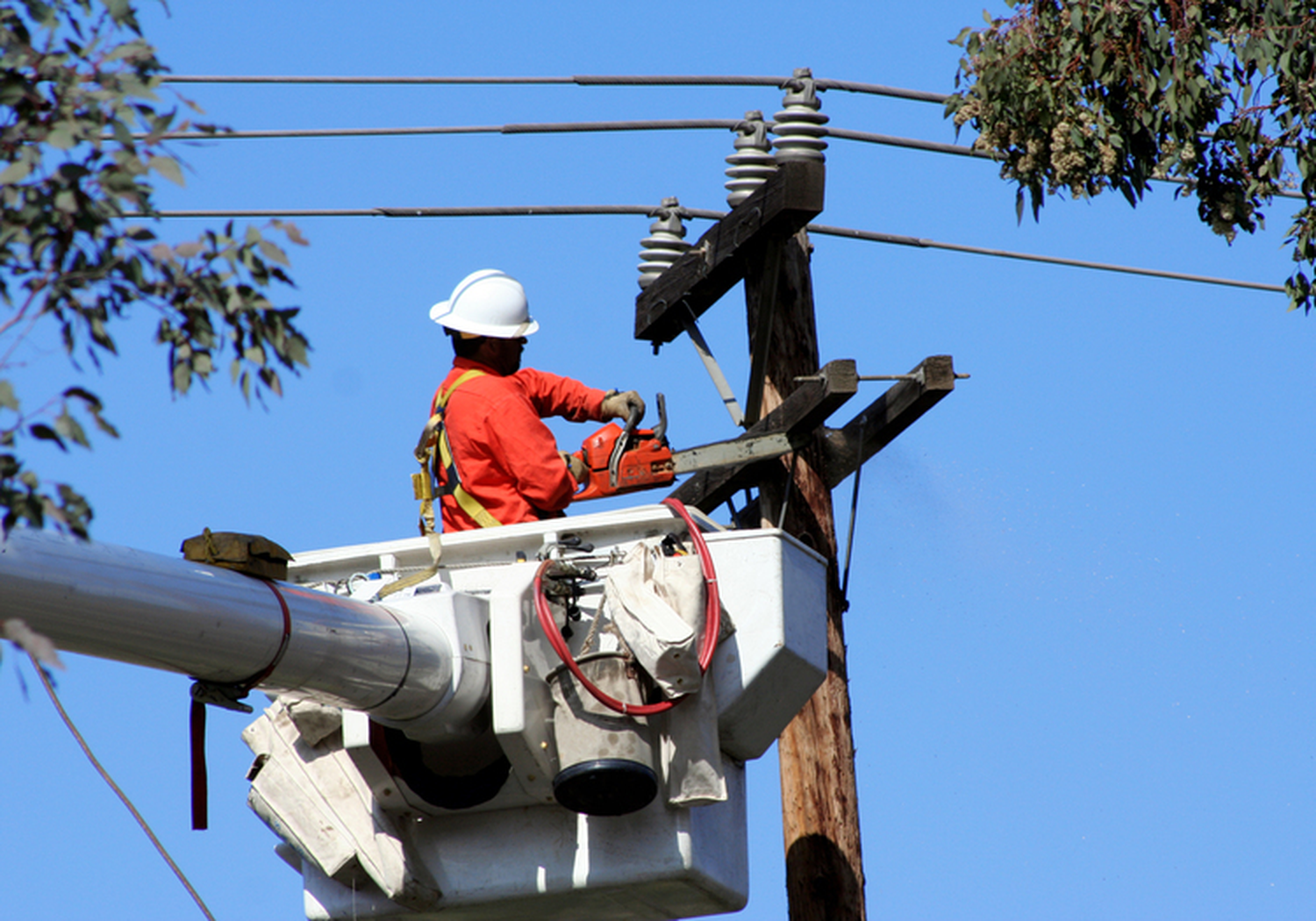 Corte de energía por mantenimiento en red de media tensión