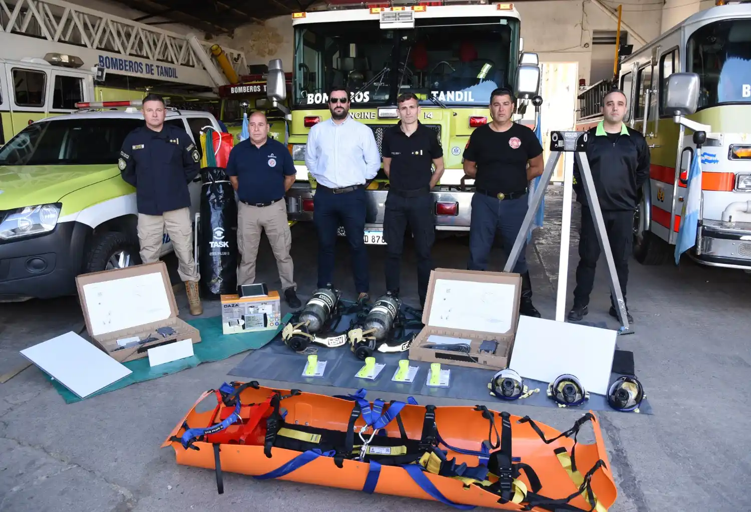 Se presentó el equipamiento de Bomberos de Tandil adquirido por el Municipio