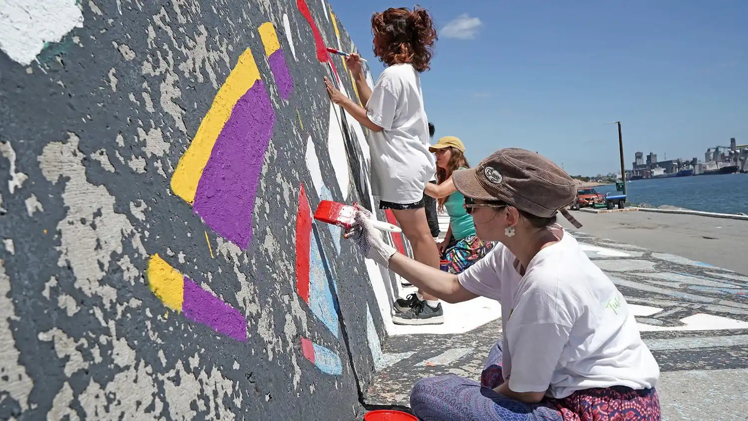 La obra está financiada por el Consorcio de Gestión de Puerto Quequén