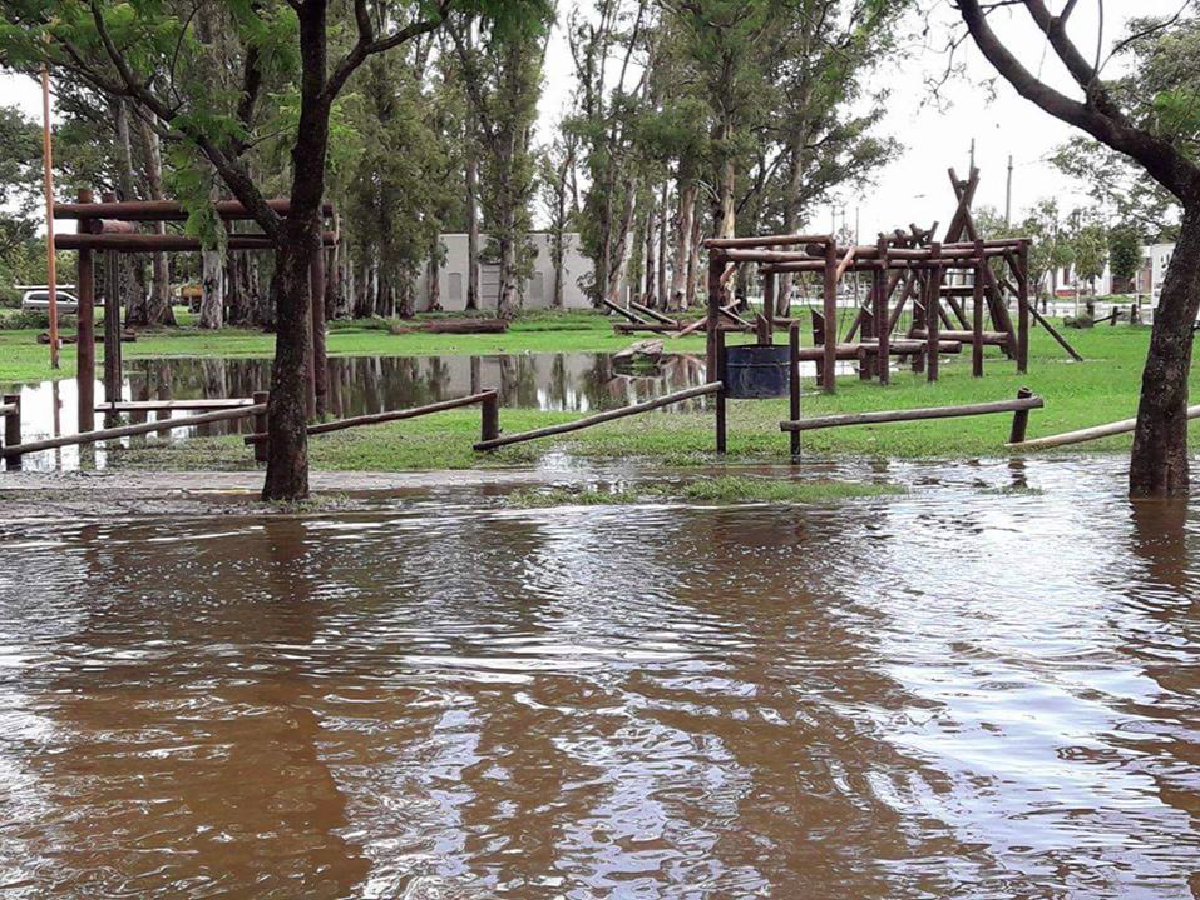 Porteña: el agua baja lentamente y algunas familias ya  retornan a sus hogares 