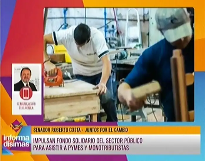 Impulsan fondo solidario del sector público para asistir a pymes y monotributistas