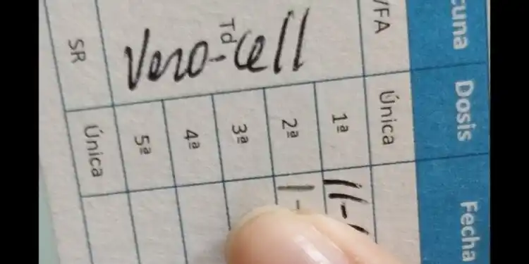 Julio Castro: «la Sinopharm es la única vacuna china que están poniendo en Venezuela»