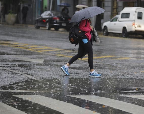 Cayeron más de 100 milímetros en la ciudad 