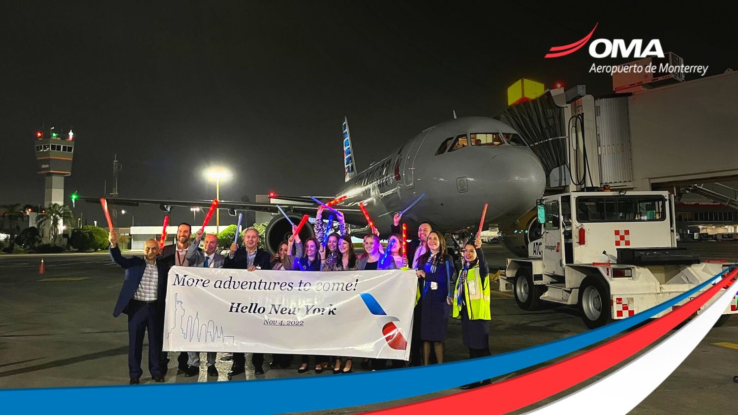 American Airlines began two new routes from New York to Mexico