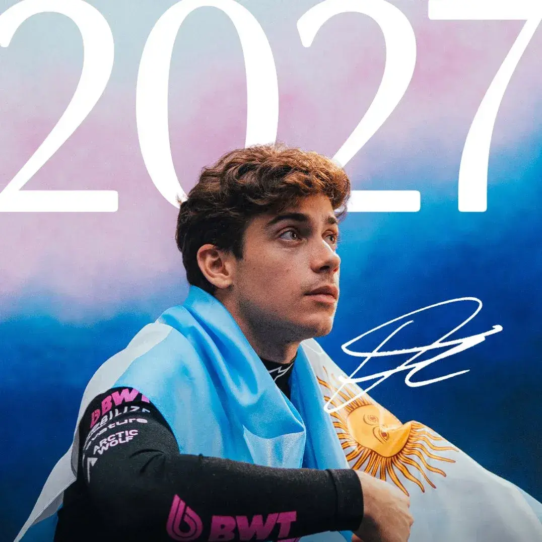 Franco Colapinto fue oficializado como titular de Alpine en la Fórmula 1 para 2027