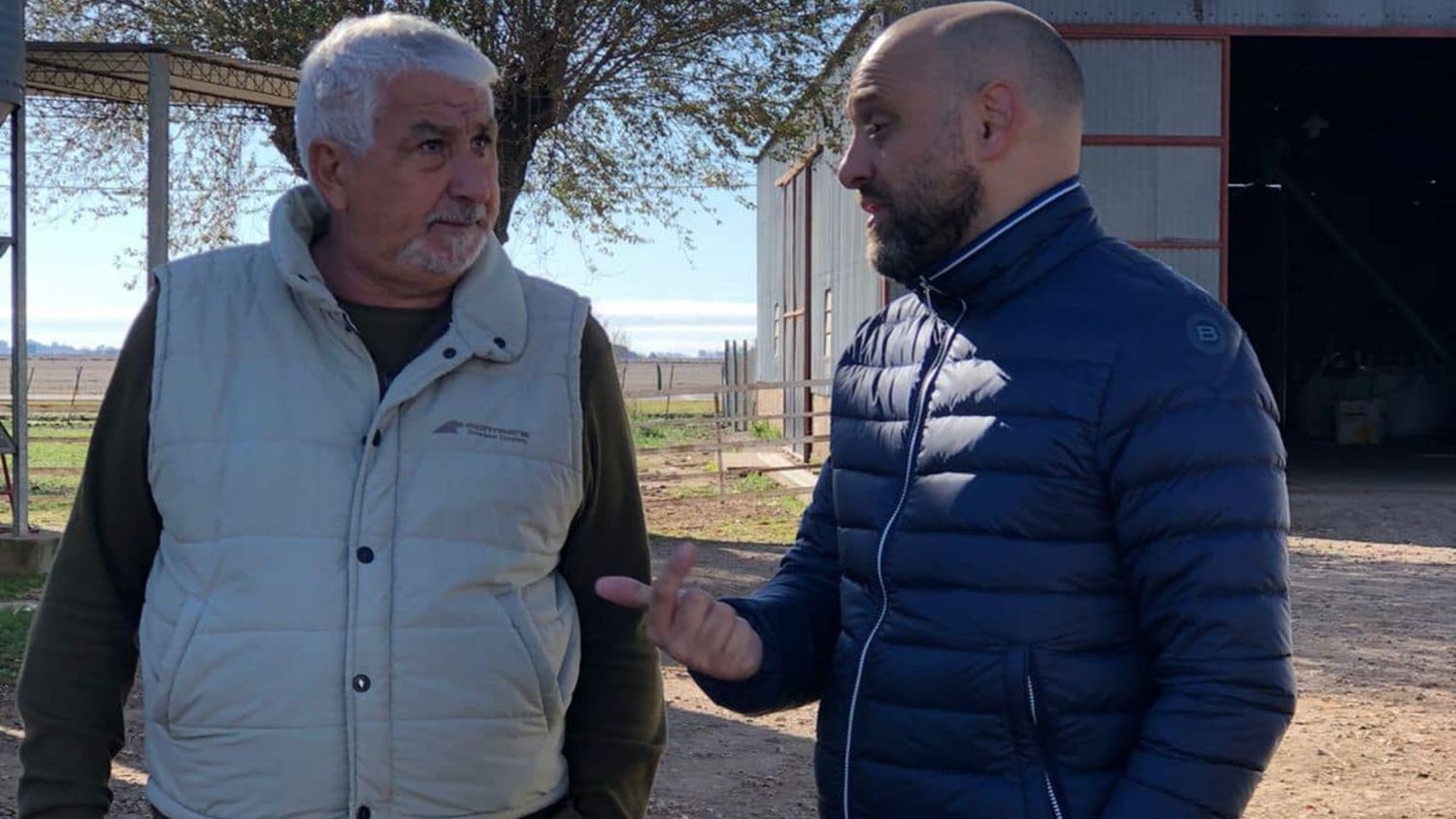 Puccini junto a De Nenne, articulando gestiones provinciales para el pueblo