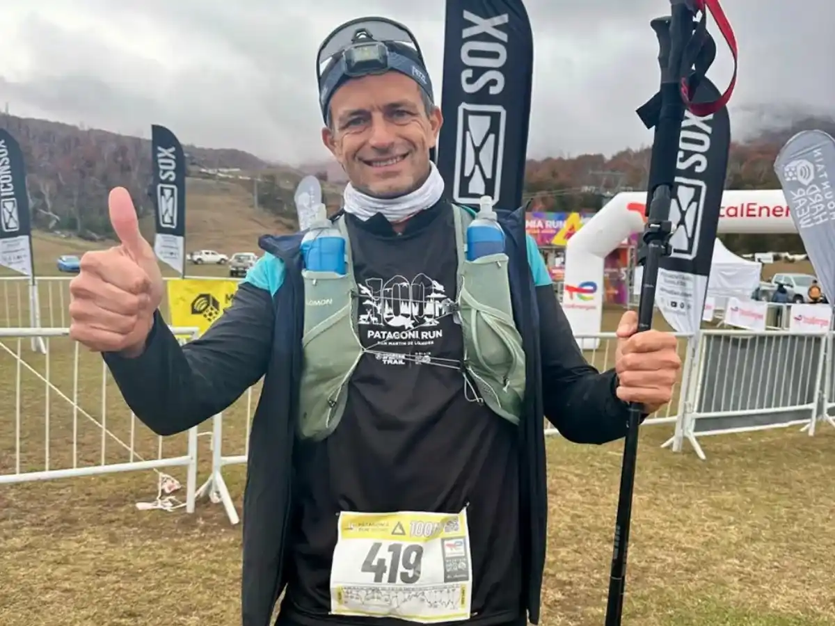 El senador "Bali" Bucca corrió 165 km por el Parkinson: "Fue con el corazón puesto en cada persona que lo padece"