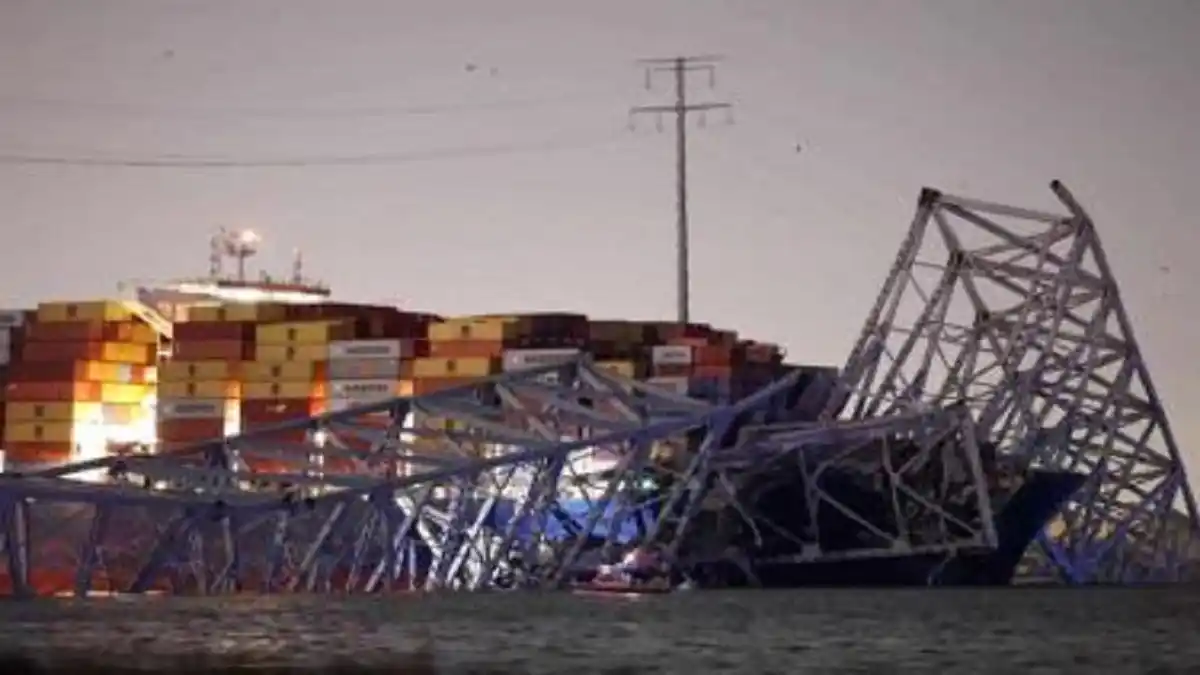 COLAPSO DEL PUENTE DE BALTIMORE podría generar el mayor pago de un seguro marítimo en EE.UU.