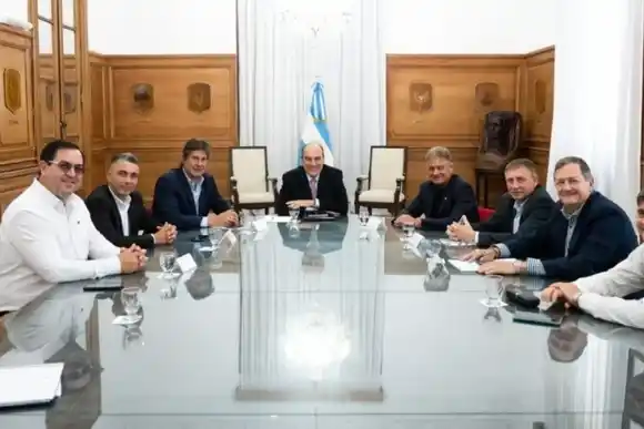 Intendentes de la región se reunieron en la Casa Rosada con el Jefe de Gabinete de la Nación