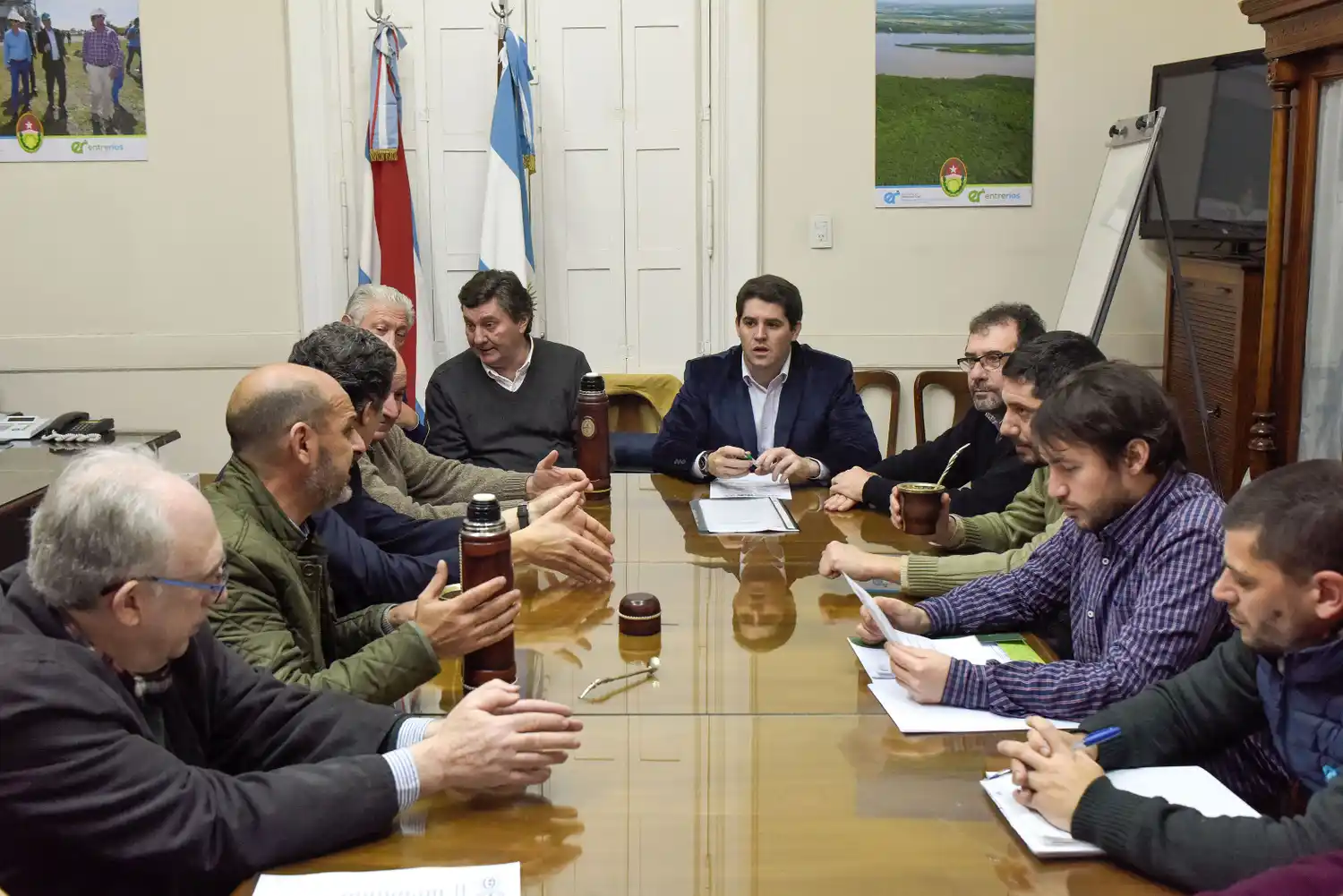 La Mesa de Enlace se reunió con Gabás