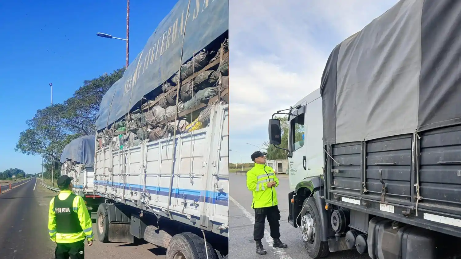 Secuestraron más de 56 toneladas de carbón transportado sin la documentación requerida