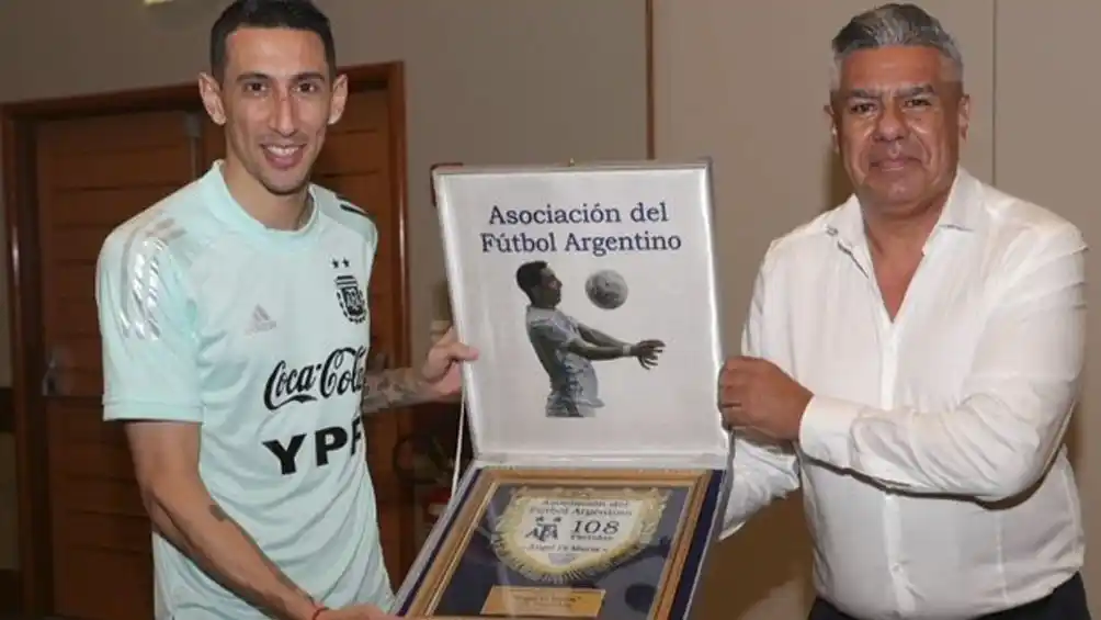 Di María, condecorado antes de la final