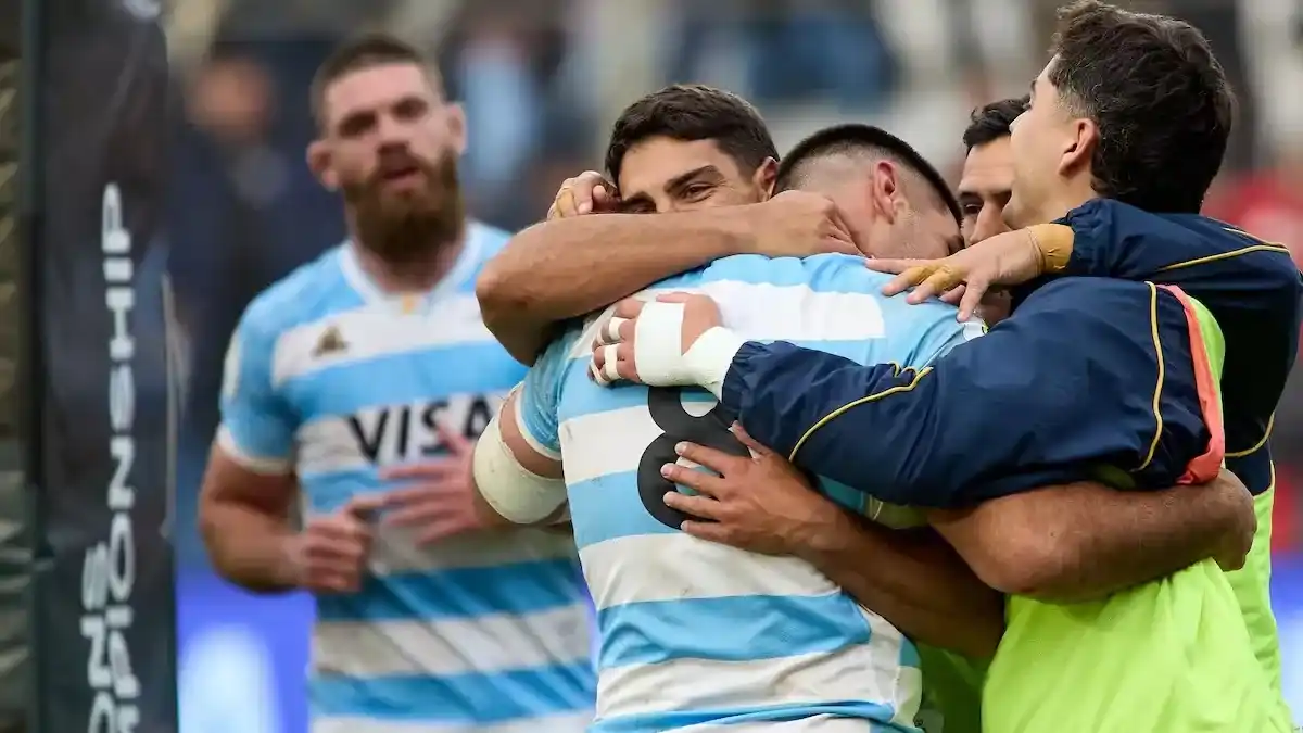 Los Pumas festejaron su triunfo frente a Gales por el Nations Championship