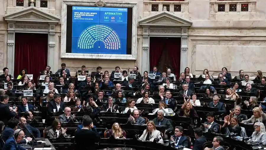 Diputados rechazó cinco DNU clave y frenó el plan de Milei para disolver organismos del Estado