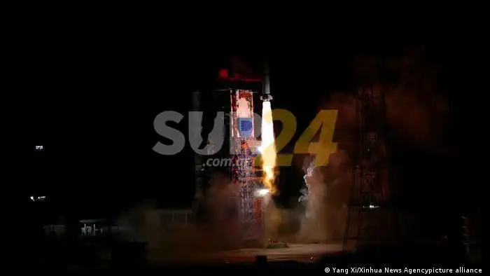 El cohete chino se desintegró y cayó sobre el océano Índico